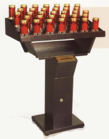 Electronic votive church-candles holder (Art. 33CE/EL)