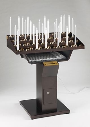 Electric Gestural Votive candle-holder 48 light points (Art. 48/CA)