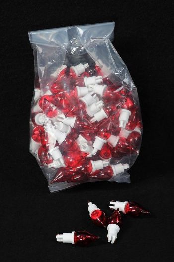 Replacement bulbs for red church candles